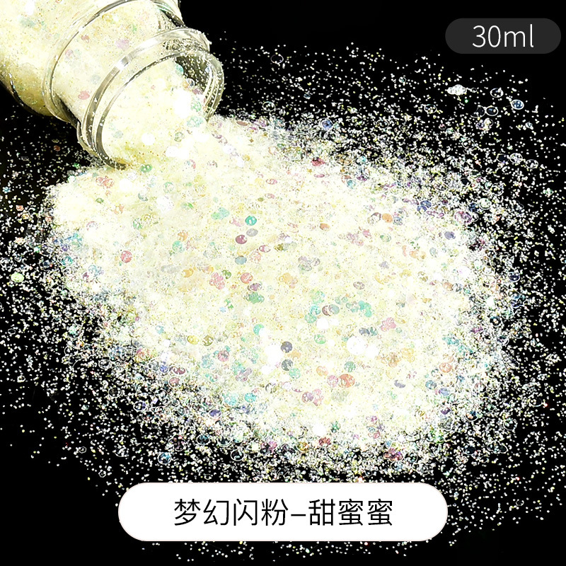 polvo brillante DIY material sequinilla goteo AB molde resina UV aceite Mahjong relleno joyas auriculares ilusión