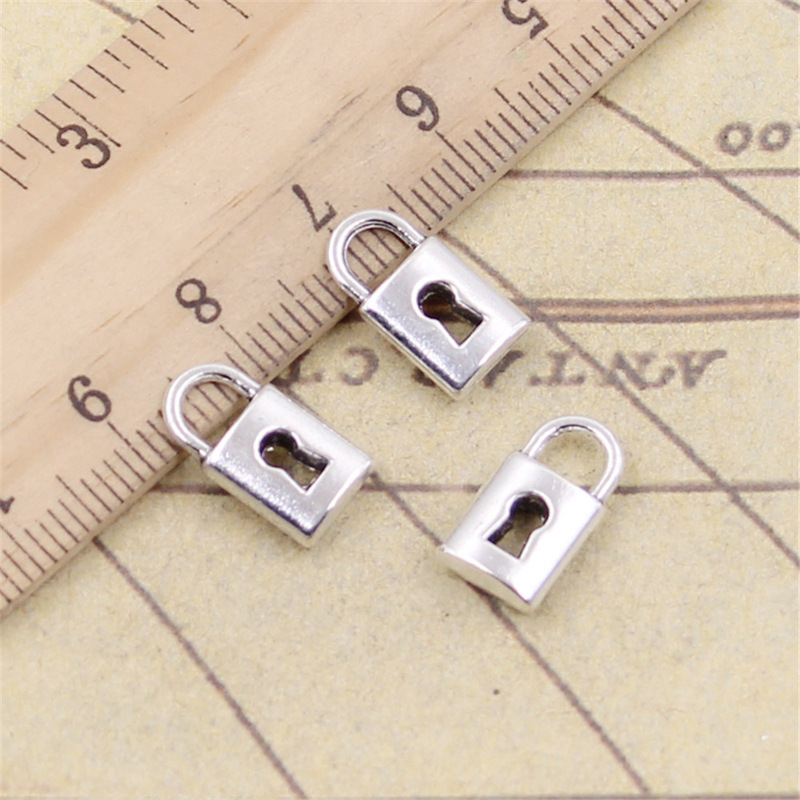Ancient Silver Lock DIY Jewelry Accessories Pendant Charm Necklace Bracelet Pendant Ancient Silver Lock DIY Jewelry Accessories Pendant Charm Necklace Bracelet Pendant
