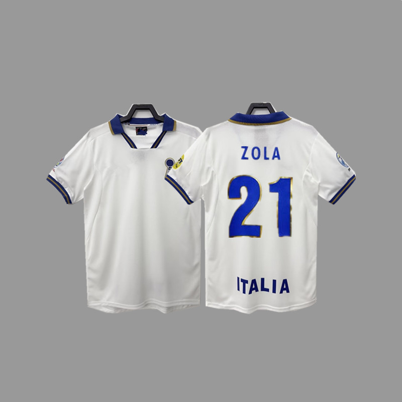 レトロジャージサッカーユニフォームイタリアユニフォームマルディーニバッジョピエロトッティカンナバロジャージ|undefined