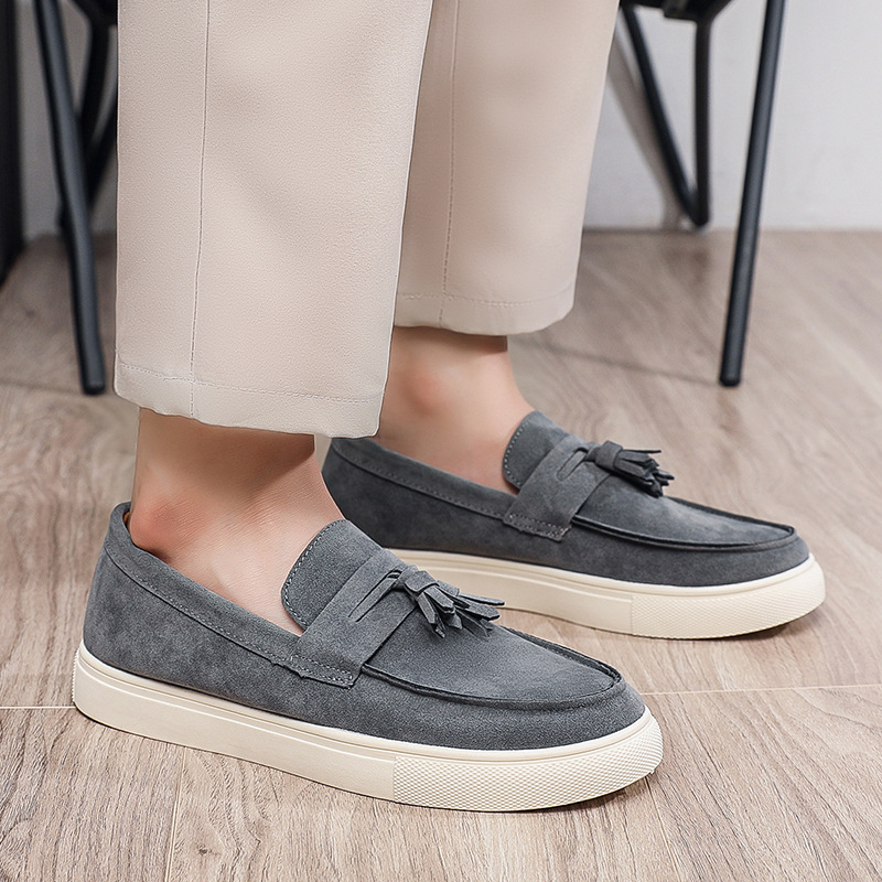 Men's Shoes, New Summer Style Casual Slip-On Shoes, Soft-Soled, Lightweight, Men's Slip-On Shoes, Breathable Men's Sneakers