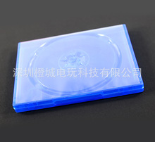 PS5 游戏光碟盒 DVD盘收纳盒 ps5蓝色透明DVD碟收纳盒 PS5光盘盒