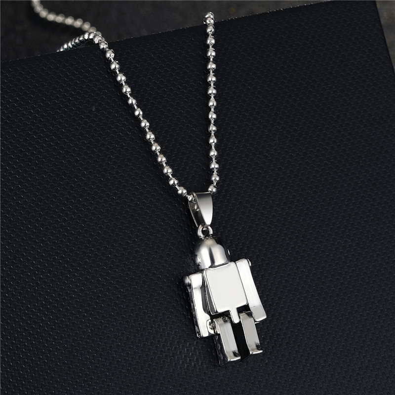 Fashion Bear Spaceman Alloy Necklace Wholesale display picture 3