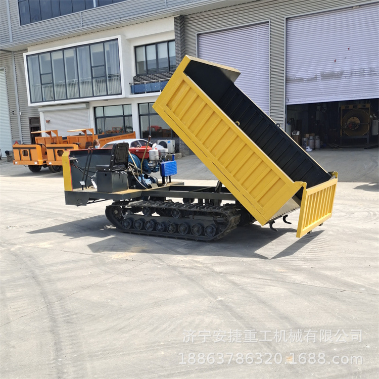 木材运输履带自卸车 常柴32马履带自卸车 座驾式8速履带自卸车