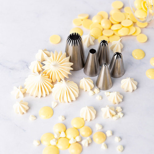 Cake decorating tips, French Baked pastry tools, cookie, macaron, creaming, cake decorating stainless steel tool, multi-pattern