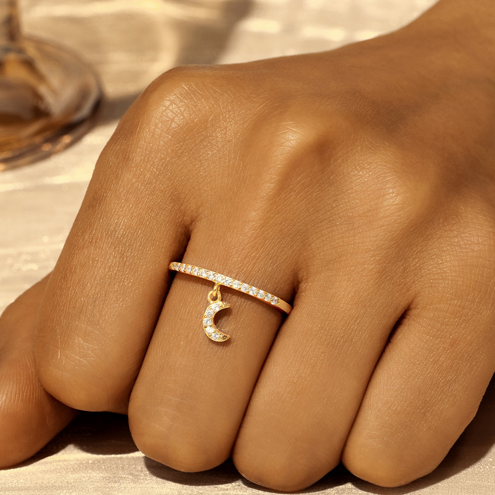 1g Weight Zircon Inlay Material Charm Rings, Rings Classification 7 Ring Size 1 Piece Quantity Wedding, Date, Engagement Occasion 925 Sterling Silver Material Cross, Star, Heart Shape Pattern All Seasons Season Women's Gender Inlay Design Simple Style Style Gold Color 925 Sterling Silver Zircon Cross Star Heart Shape Charm Rings Rings 925 Sterling Silver Rings 21
