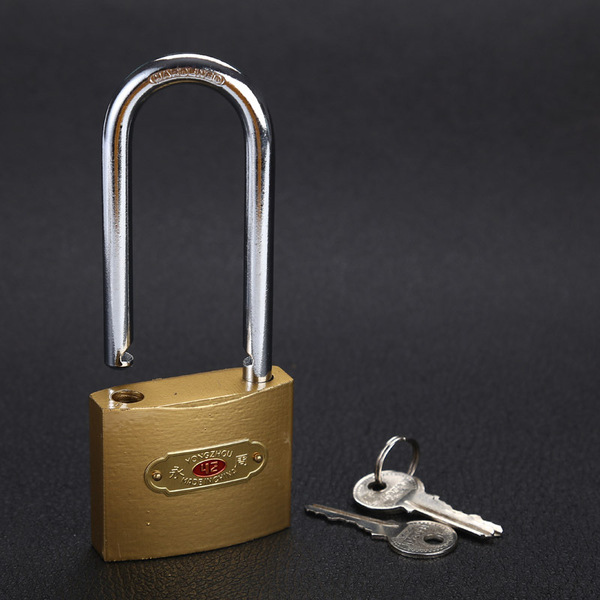 Long beam imitation copper -hanging lock thick lock body anti -theft…
