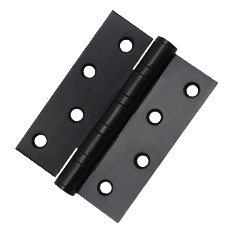 Bisagra abierta plana de acero inoxidable 201 dormitorio puerta de madera baño bisagra silenciosa cojinete 3,0 gruesa plana abierta bisagra plegable image 1