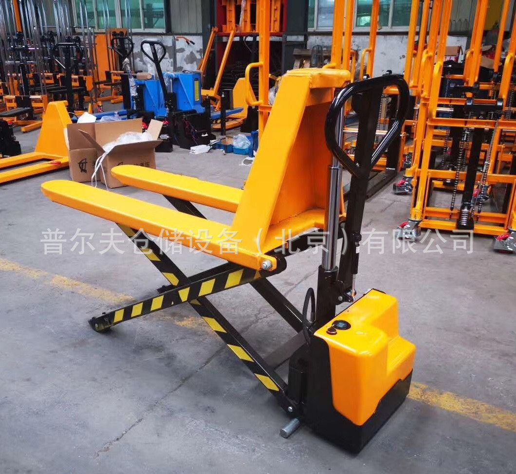 电动剪叉式高起升提升  电动托盘搬运车 电动堆高车 800mm 液压