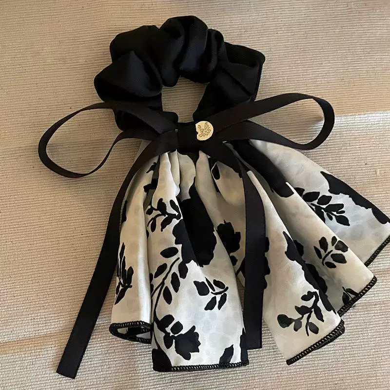 Нег metal ткань? Wait must be Russian. The first item: "Non-metal cloth, elegant hair accessory, retro hair rope with bow, french style, flowered" -> 