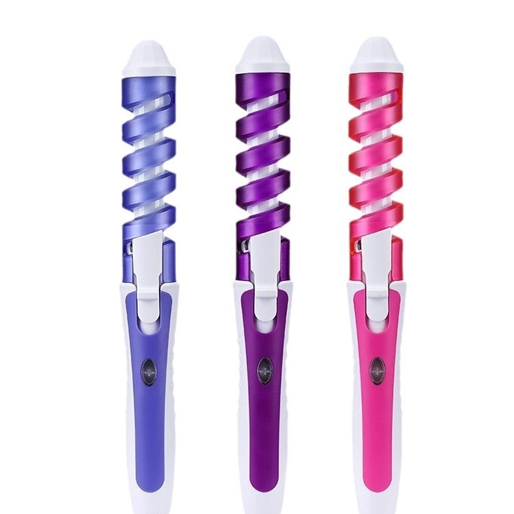 Manufacturer's Popular Anti-Scalding Spiral Curling Iron, Electric Curling Iron, Electric Heating Rod, Large Volume Pear Hair Curling Iron