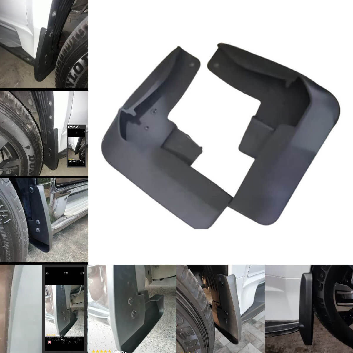 Suitable for Mitsubishi 2016-2019 Pajero Montero Sport Car Mud Flaps, Two Pieces