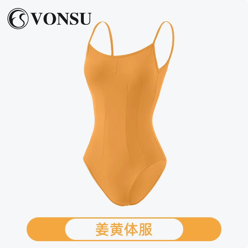 Vonsu Fanshu Yikao Боди костюм Гимнастика Одежда Танцевальная одежда подтяжки Взрослая балетная практика одежда Танцевальный