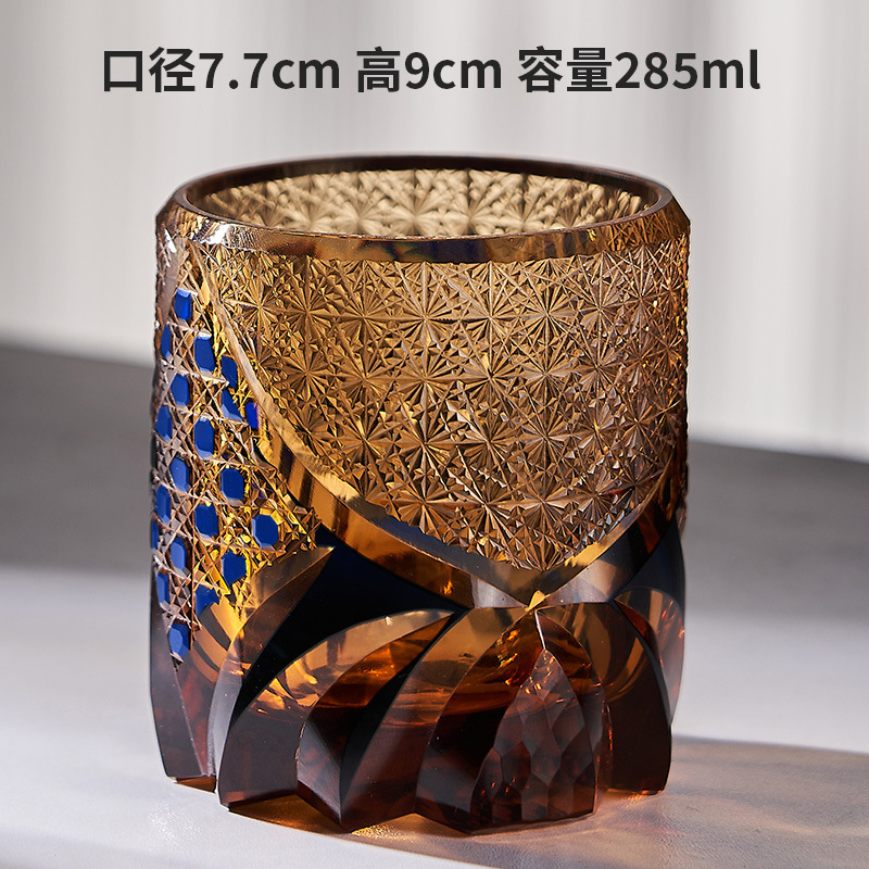 Amber Blue Warrior Style (Single Wooden Box)