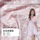 Lilies embossed Bubble Jacquard fabric stretch three-dimensional texture pleated fashion dress children's clothing Lolita fabric