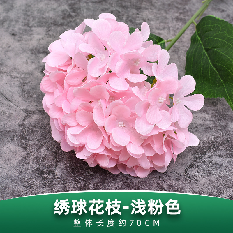 Flores falsas, flores falsas, hortensias, flores de seda, props de boda, flores al por mayor, bodas blancas, sensación alta, hortensias rosa