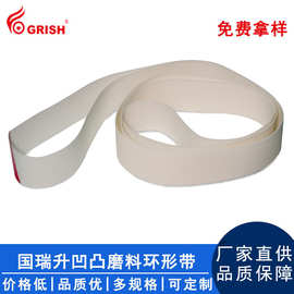 国瑞升3D金字塔磨料砂带凹凸磨料环形抛光带 LCD液晶面板清洁抛光