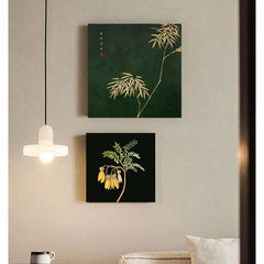 New Chinese-style restaurant study decor painting guest Zen-style ancient Chinese style entrance foyer hallway passage Chinese-style small hanging painting