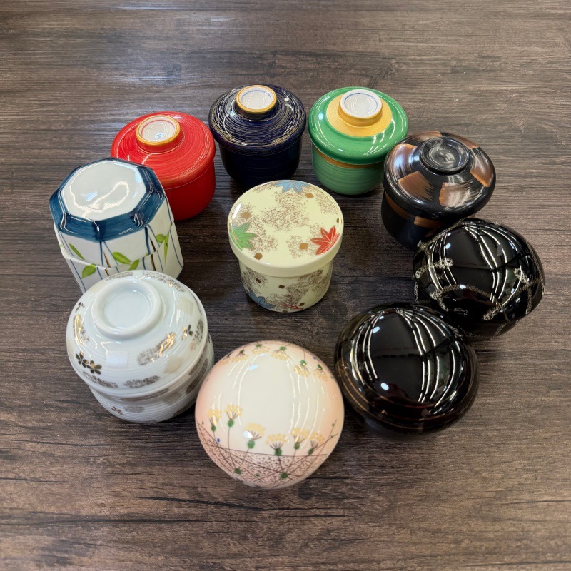 Japanese-Style Ceramic Egg Stewing Cup with Lid, Steaming Egg Cup, Personalized Pudding Cup, Dessert Cup, Steaming Cup