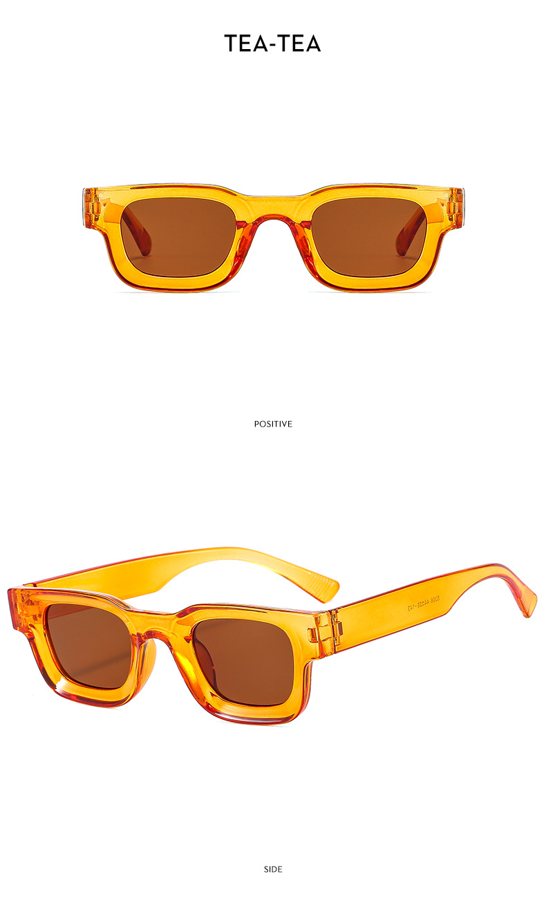 Small Frame Concave Square Hip Hop Punk Sunglasses For Cycling_voghion.com