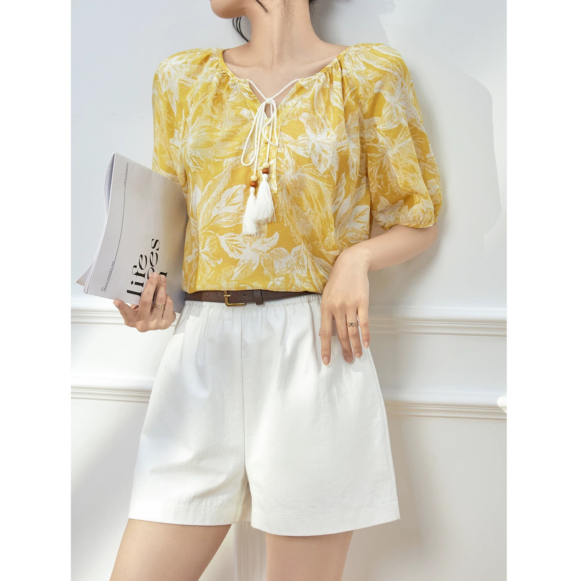 Yellow summer shirt