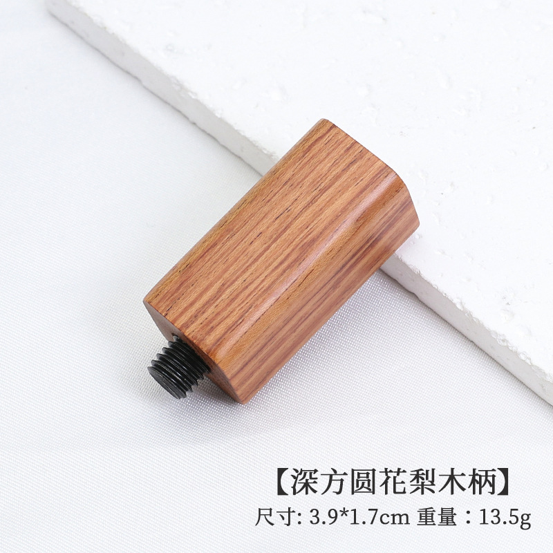 Mango de haya de color europeo Mango de sello de pintura de fuego Mango de madera 8 estilos Mango de madera Pintura de fuego Accesorios de sello de cera Fábrica al por mayor