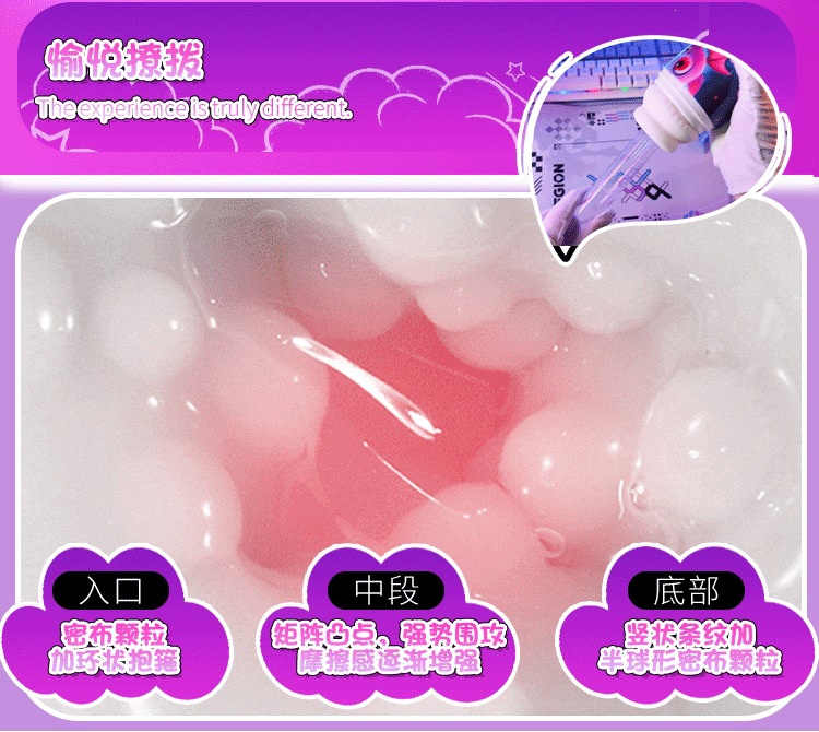 Men’s Portable Manual Masturbator with Simulated Suction, Soft TPE, USB Charging — detail image 12