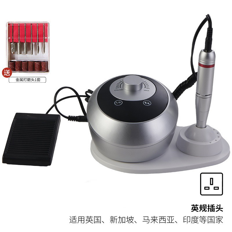 Nuevo amolador de uñas 45000RPM amolador de alta velocidad profesional de eliminación de uñas amolador de uñas