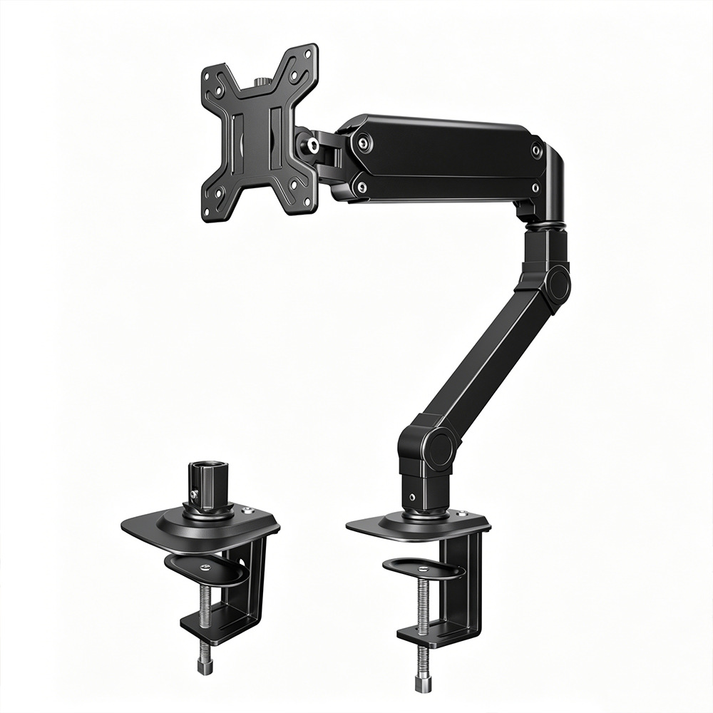 Soporte de visualización de stock de Keqiang brazo mecánico rotativo de resorte de aire pantalla de computadora brazo de elevación de soporte de escritorio image 6