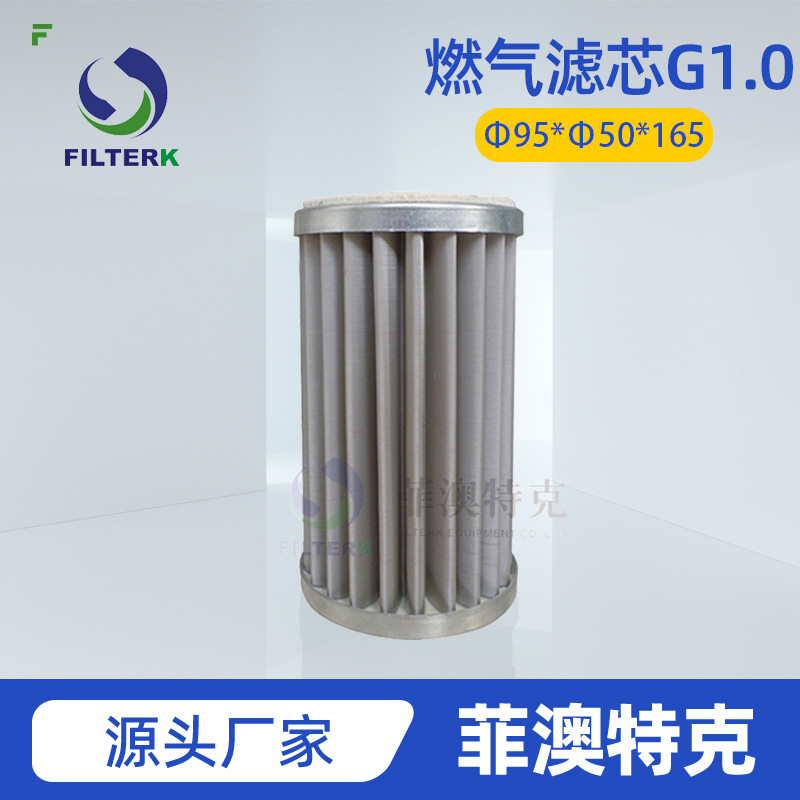 菲澳特克 G1.0  5微米 燃气滤芯  燃气输配过滤低阻长寿