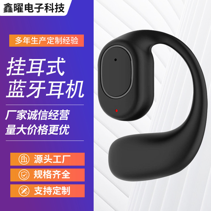 True Wireless Single Ear Bluetooth Headset OWS Super Long Standby Not In-Ear Ear Hanging Touch Call Business Headset