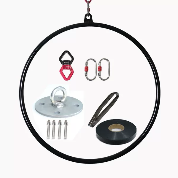 MTC certified manufacturers wholesale air yoga steel pipe dance single binaural ring dance air commercial acrobatic gymnastics