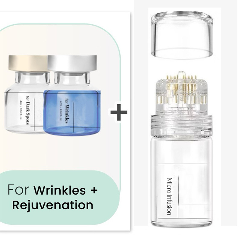 Sistema de microinfusión para la piel facial