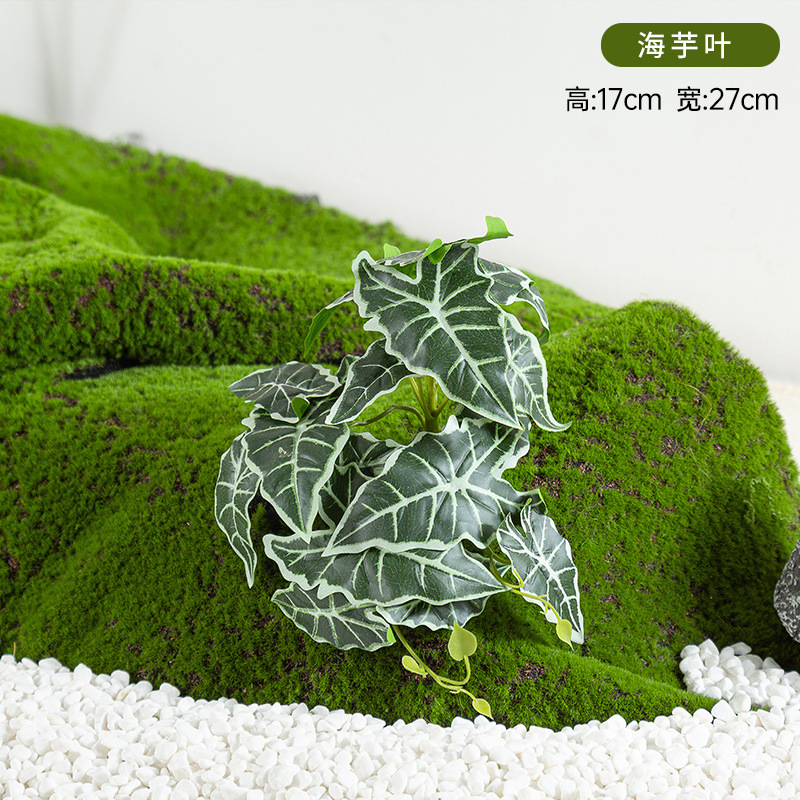 Simulación de plantación y paisajismo verde, materiales de distribución pequeños de todo uso, materiales auxiliares, arreglos florales, helechos, césped falso, decoración de plantas pequeñas, decoración de paisaje image 21