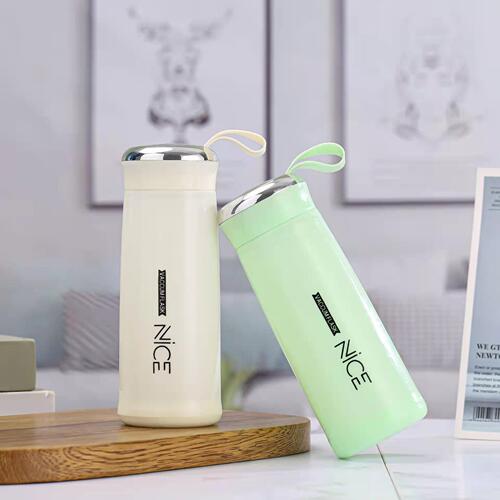 Fashion Nice Glass Cup Inner Water Cup Women's Ins Harajuku Style Student Simple Trendy Fresh Advertising Gift Cup 