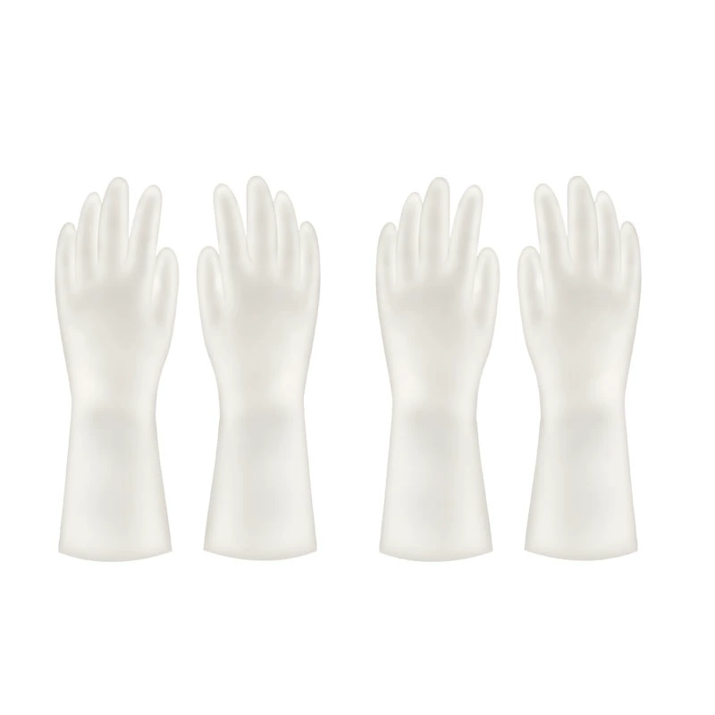 Gloves, wear-resistant durable latex winter set, increased thickness