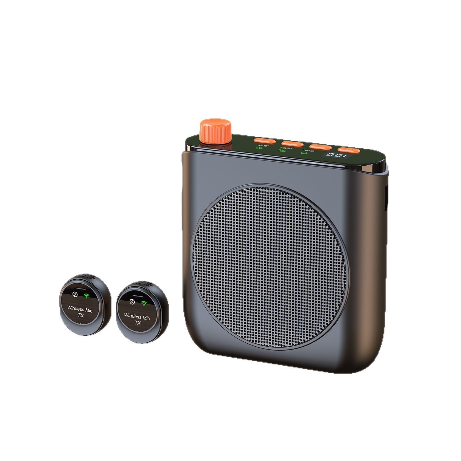 Small Private Model J98 Wireless Little Bee Loudspeaker, No Missing, No Distortion Magnetic Lavalier Microphone