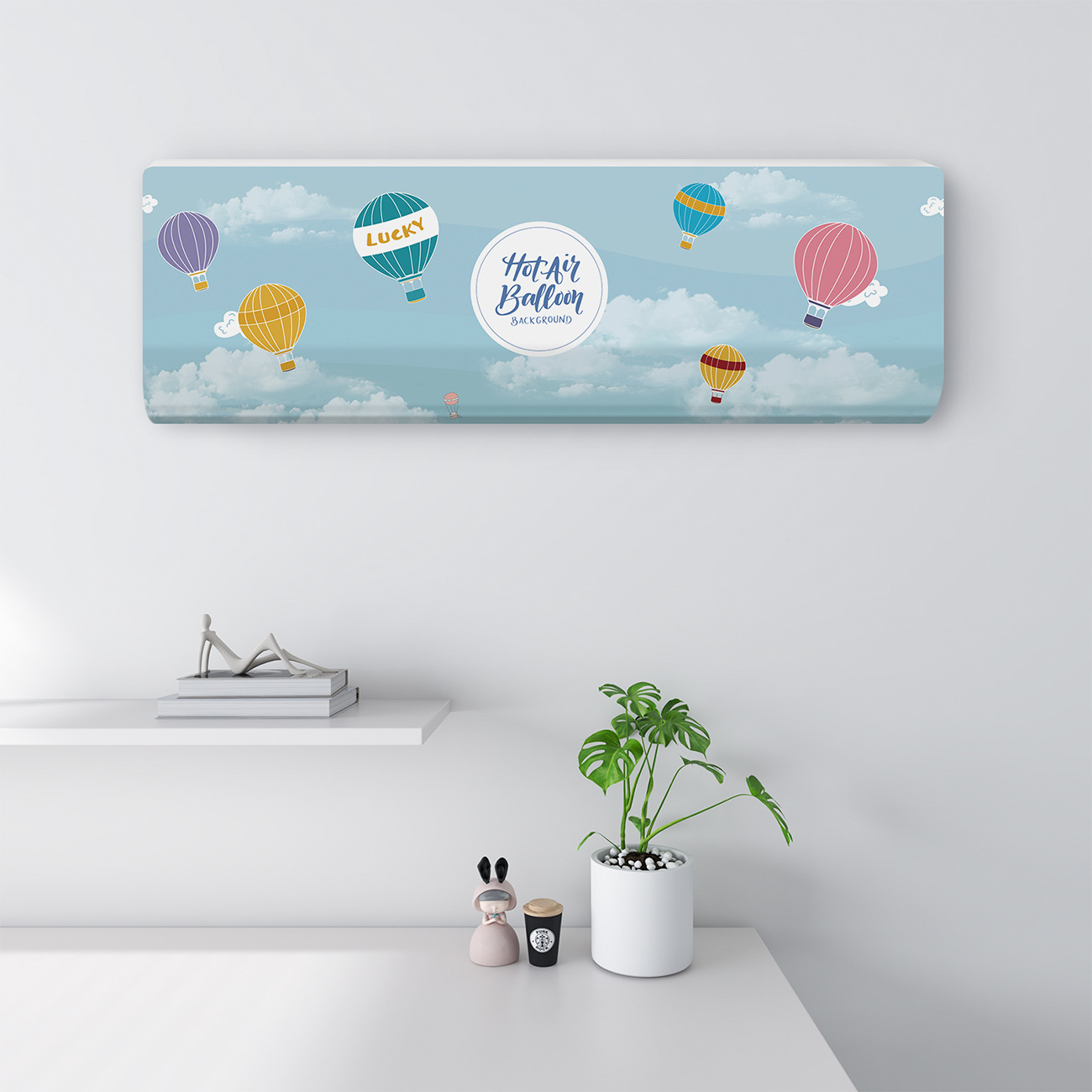 Aire acondicionado cubierta a prueba de polvo 2024 nueva cubierta de aire acondicionado colgante tipo colgante general Glimie todo incluido Haier cubierta de aire acondicionado