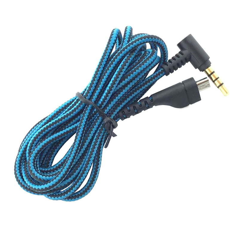 Suitable for Arctis3 5 7Pr Game 8Pin Headphone Cable Manufacturer Direct Sales Sound Card Cable Audio Cable Braided 2