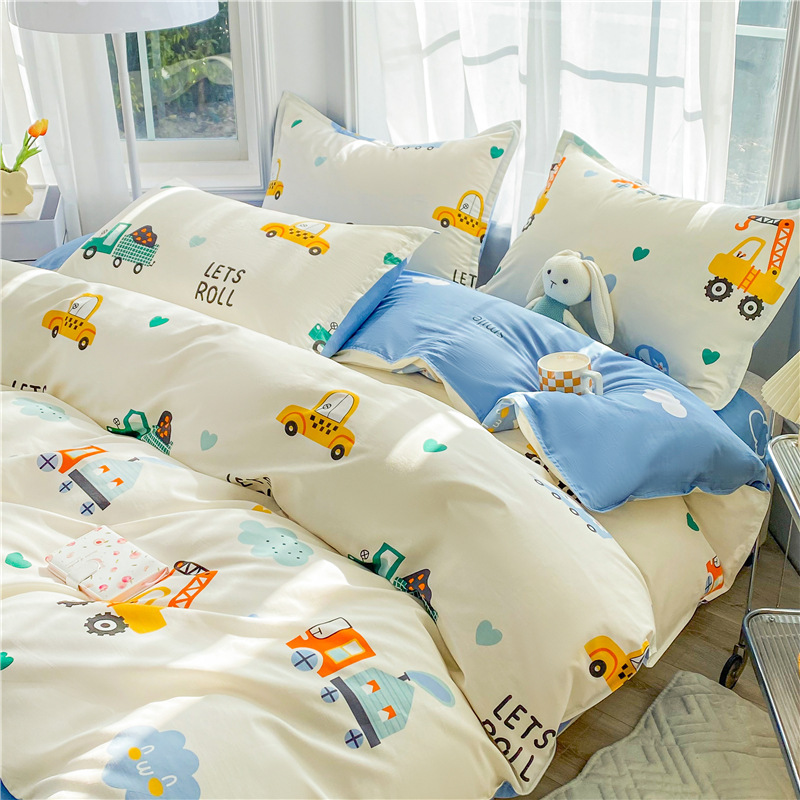 50x200x230 colcha de cama de algodón de una sola pieza de dibujos animados 00 colcha de algodón de un solo niño dinosaurio