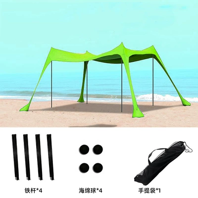 Camping Canopy Cross-Border Upf50+, Avtomobil yan çətirləri - green-foundation-4-irons-200160150cm