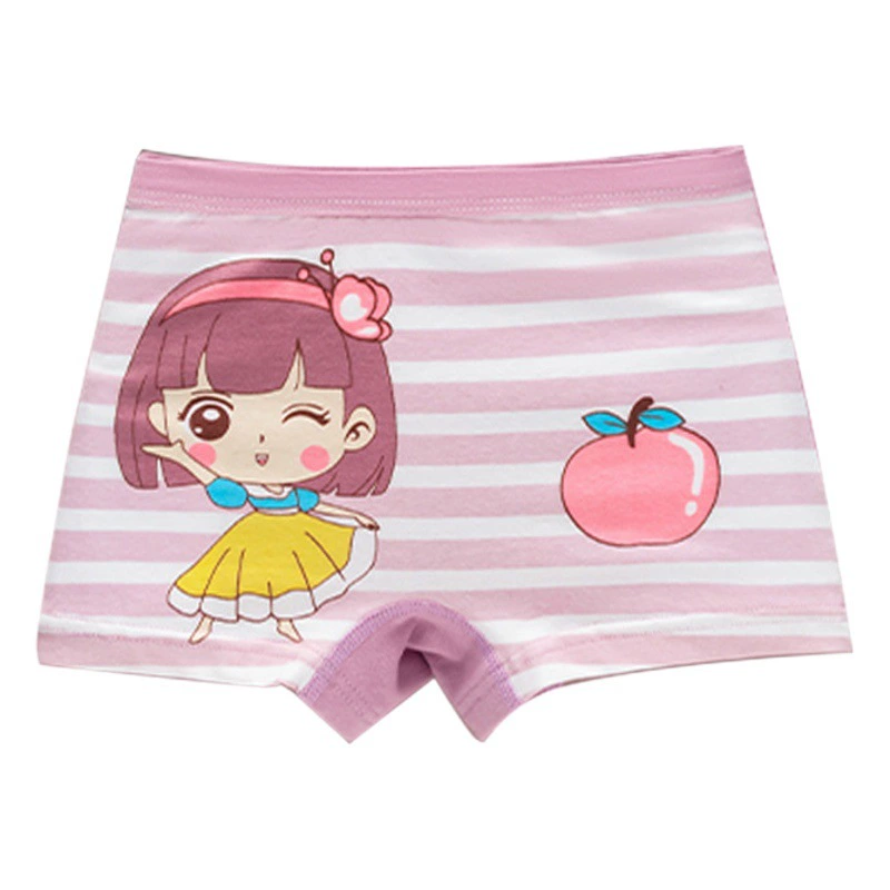 Летние детские и трусы-боксеры для девочек, чистый хлопок, детские трусы-боксеры для девочек среднего и большого размера, хлопковые шорты типа А, без защемления ягодиц.
