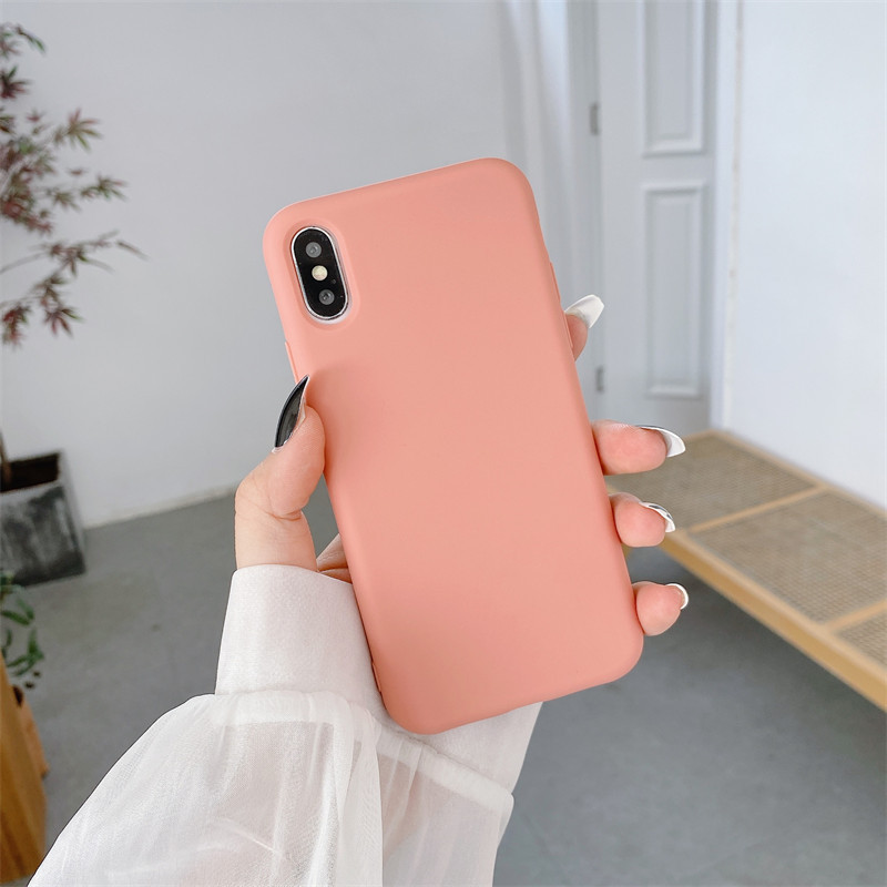 Adecuado para iPhone14/11 funda de teléfono de silicona apple XSMAX esmerilado XR funda suave 7 apple 12Pro material 8p