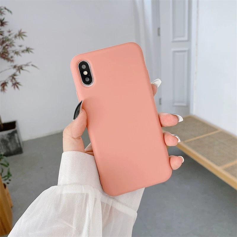 Яблоко, совместимый силиконовый чехол для телефона, матовый iPhone 12, iPhone12 Pro, iphone, 11