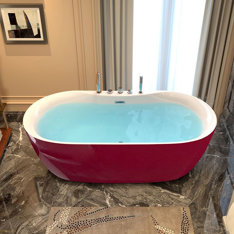 w!亞克力小戶型衛生間家用單人全身洗澡浴缸獨立式網紅浴盆1.2-1.