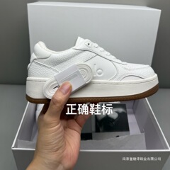 莆田高版本alo运动鞋黑白增高小白鞋厚底休闲鞋男女情侣鞋增高6公