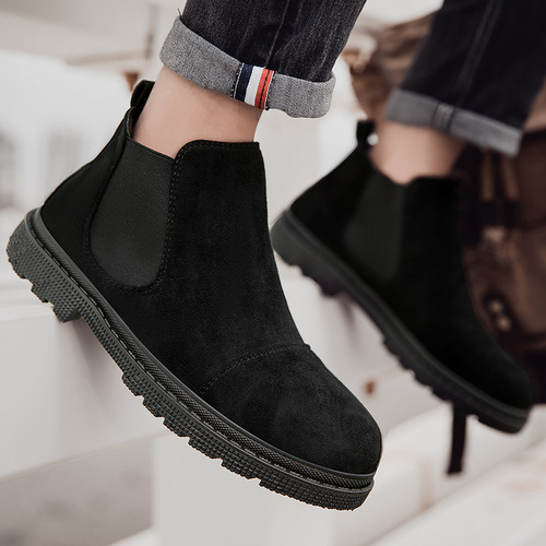 British Martin boots, fashionable retro work boots