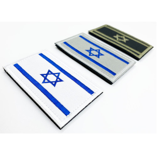 Israeli flag embroidery Velcro tactical patch patch back Velcro backpack hat jacket decorative patch
