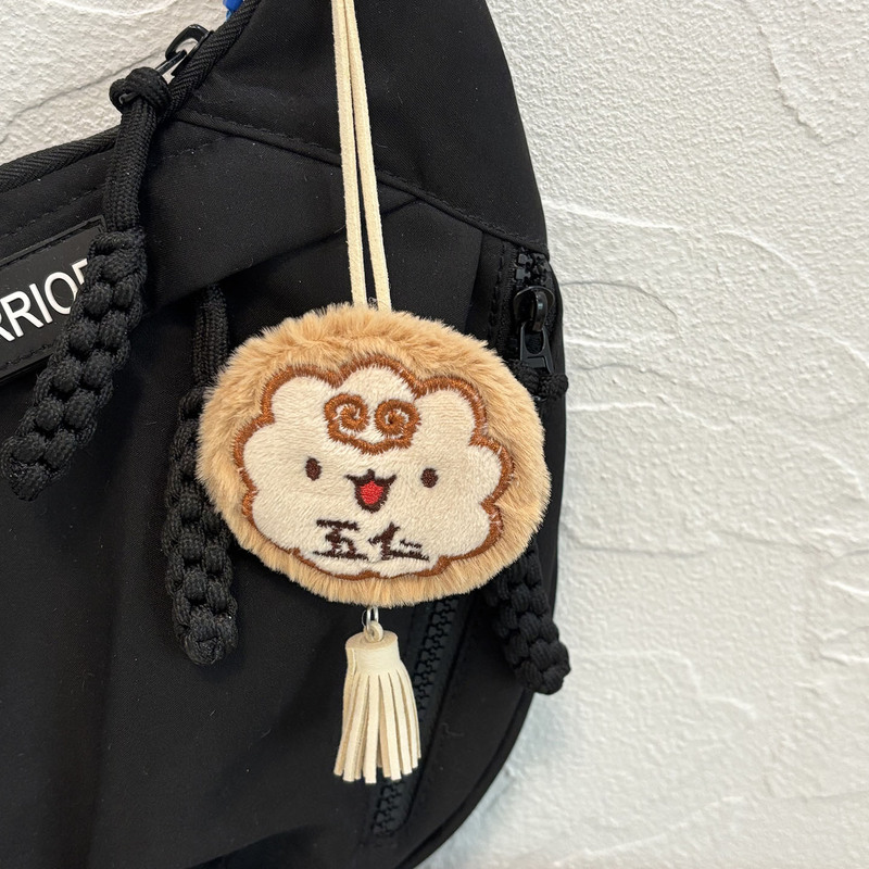 原创新中式流苏月饼毛绒挂件可爱创意卡通兔子月饼挂饰小礼品批发|undefined