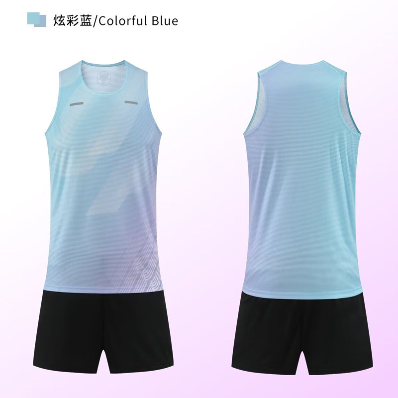 田径训练服套装男女体育生训练服背心比赛服套装马拉松跑步运动服|undefined