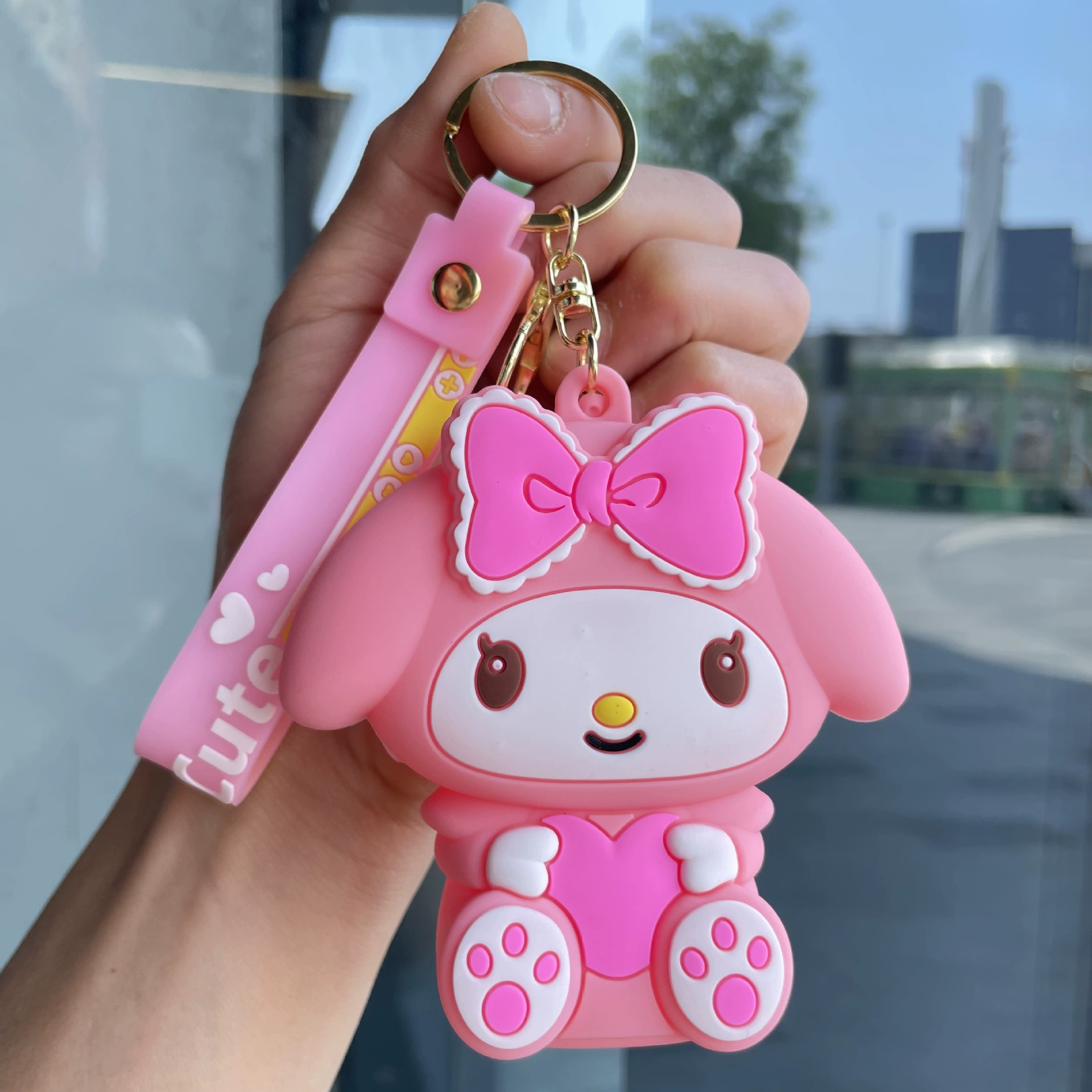Sanrio силиконовый кошелек, сумочка для ключей, брелок, подвеска, подарок на день рождения